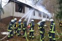 6.12.2014 Einsatz BF Koeln Feuer Asylantenheim Odenthal Im Schwarzbroichstr